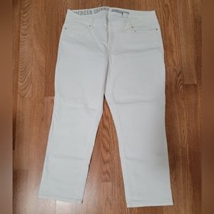 DKNY Mercer Skinny White Jeans